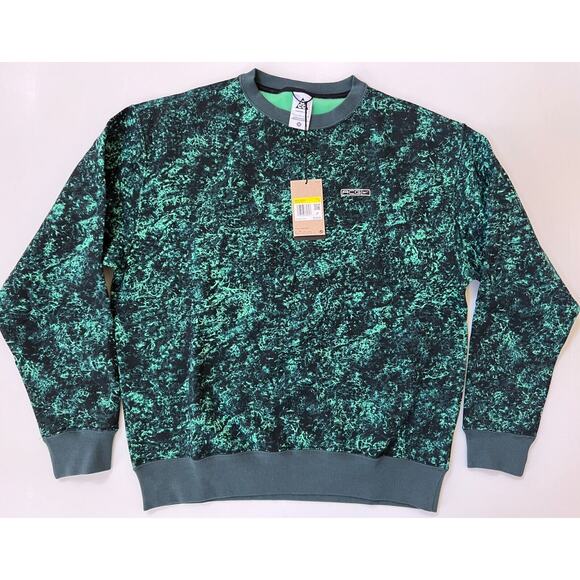 Nike ACG Therma FIT Tuff Fleece Crew Spring Green DV9100 363 Unisex Size S - Picture 1 of 12